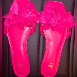 Zara flower slipper